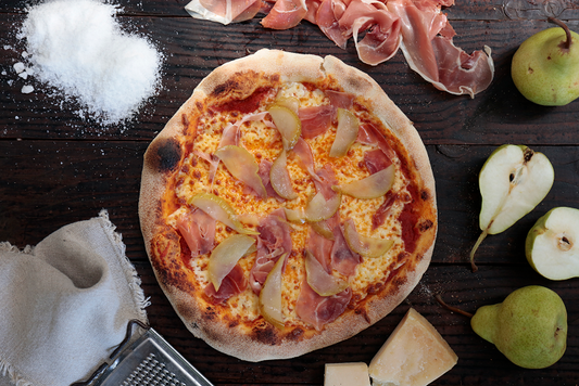 Pizza Pera e Prosciutto